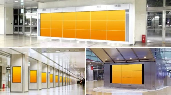 名古屋駅中央コンコースサイネージセット