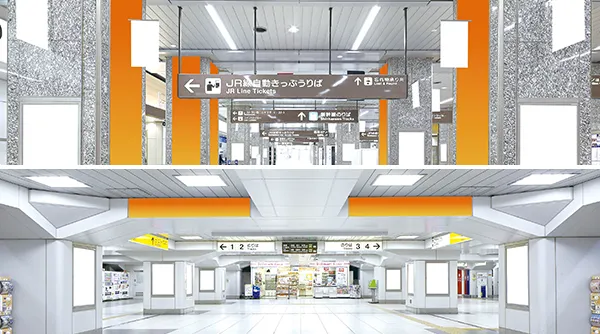 浜松駅シートメディア